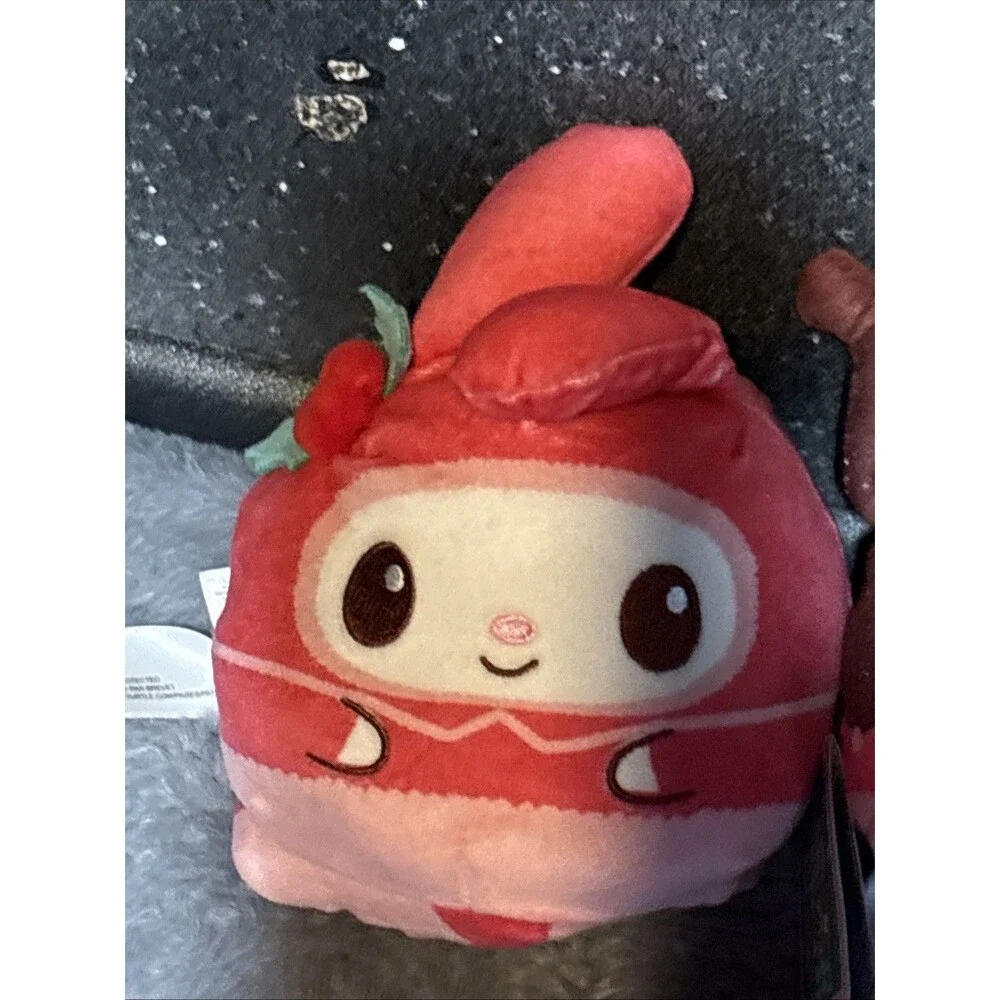 NWT TeeTurtle Reversible Plushies Lot 2 Hello kitty And friends Christmas Gift